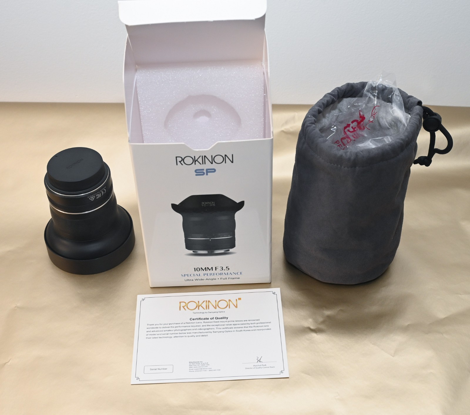 Rokinon 10mm SP F3.5 EF MF