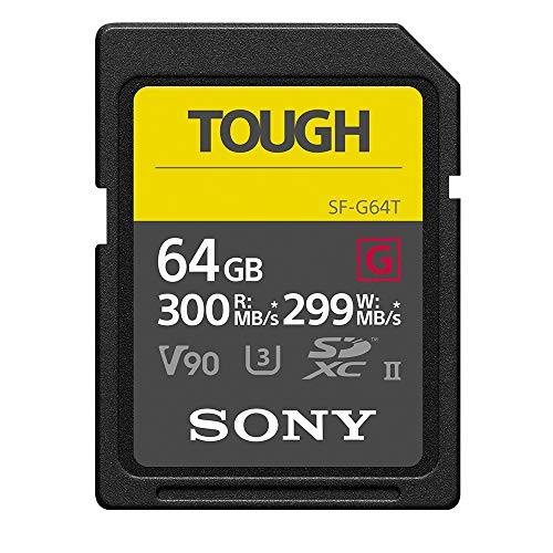Sony SDXC Memory Card 64 GB Class 10 UHS-II Compatible SF-G64T