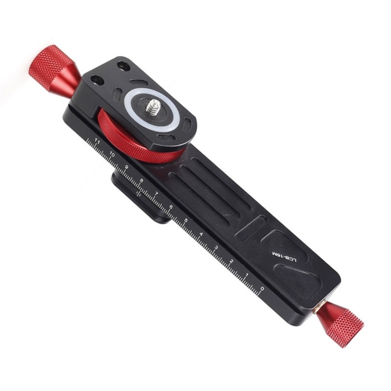 LCB-16M Macro Photography Slider Rail 160mm Adjustable Metal Structure