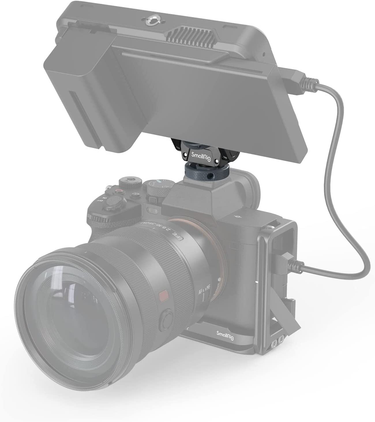SmallRig Monitor Mount Holder Lite Hot Cold Shoe Mount for Camera|Monitor-3809