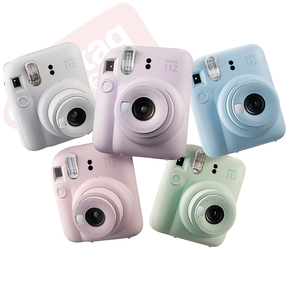 Fujifilm Instax Mini 12 Fuji Instant Film Camera Clay White