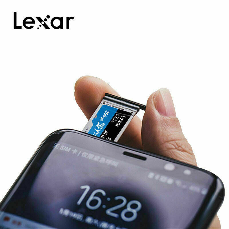 Lexar 633X 64GB 128GB 256GB 512GB U3 V10/V30 A1/A2 C10 MicroSD XC TF Memory card