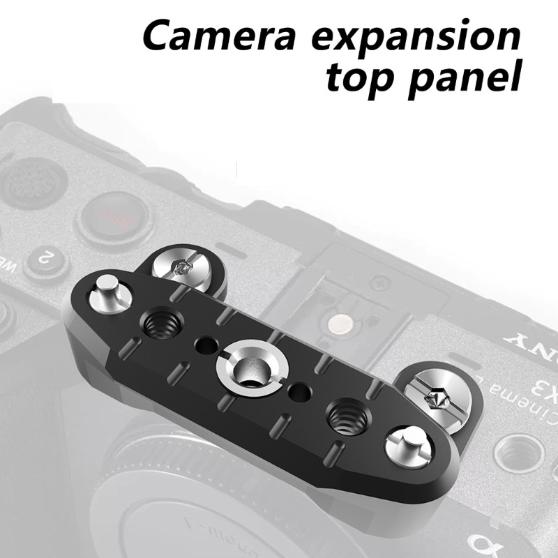 Camera Top Extension Accessories for Fx3 Fx30 1/4 3/8 Screw Hole Handle