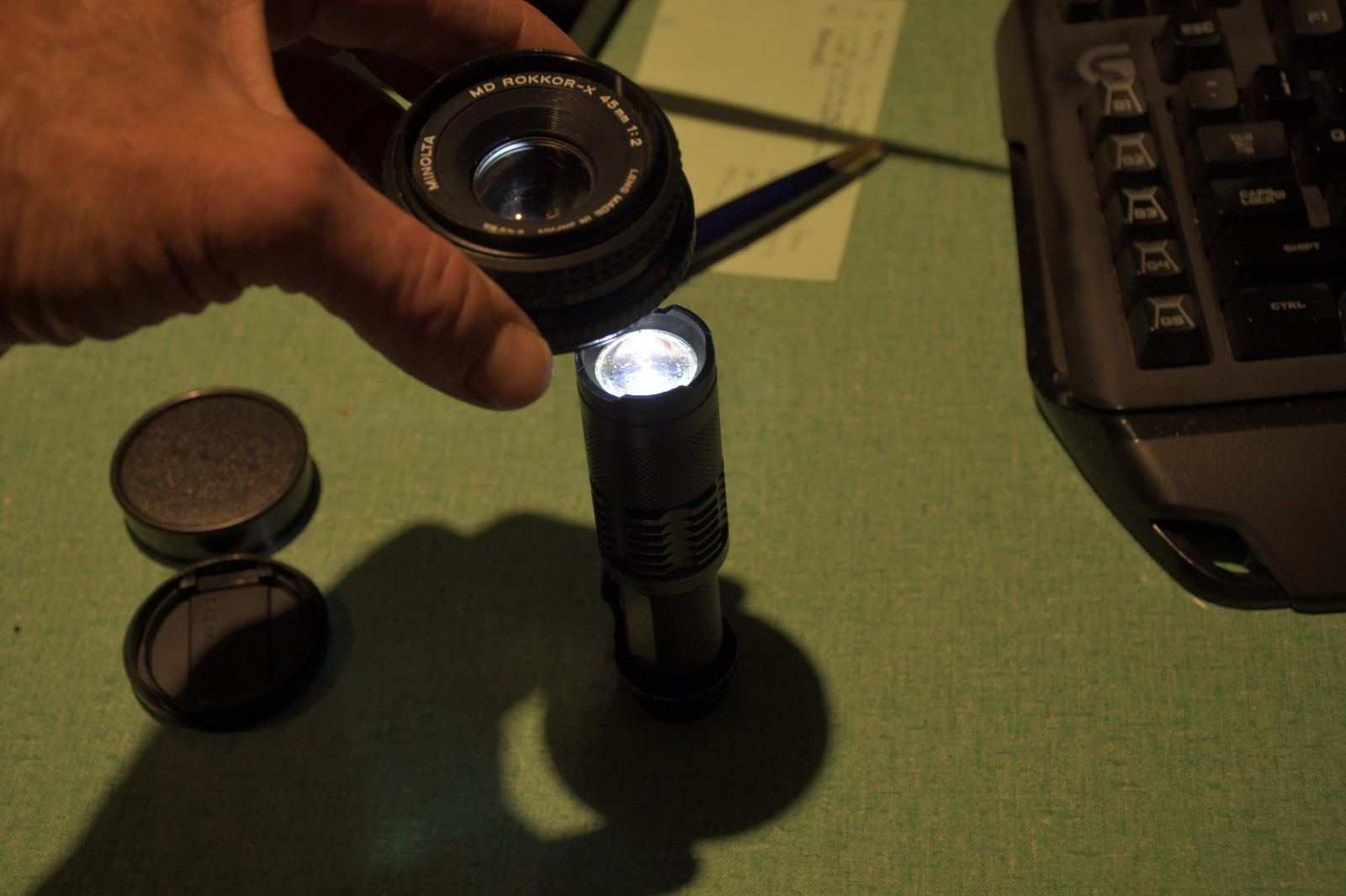 Good! Minolta MD Rokkor-X 45mm f/2 Pancake Prime Lens #m45