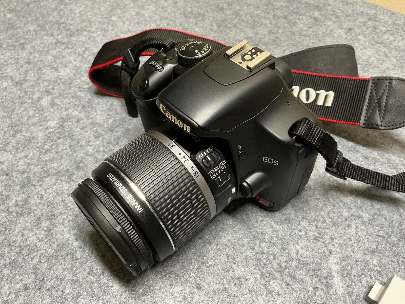 Canon EOS Rebel XSi DS126181 Black W/ EF-S 18-55mm IS Lens Charger & Battery