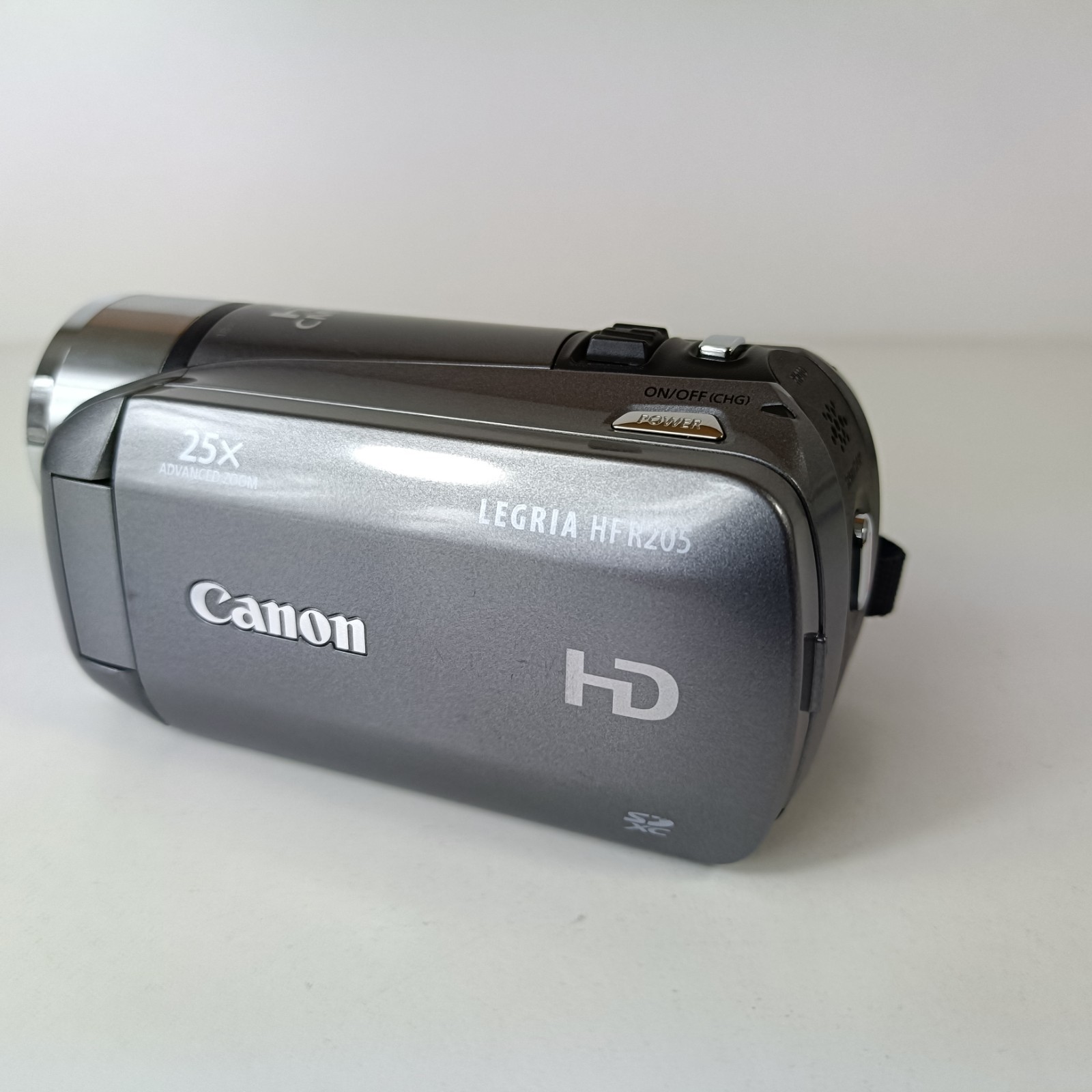 Canon Legria HF R205 Handheld High Definition Camcorder Silver Tested With Card