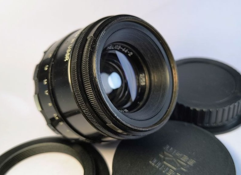 Helios 44-2 Zebra 58mm f/2 USSR M42 Lens Legendary Swirling Bokeh Vintage lens