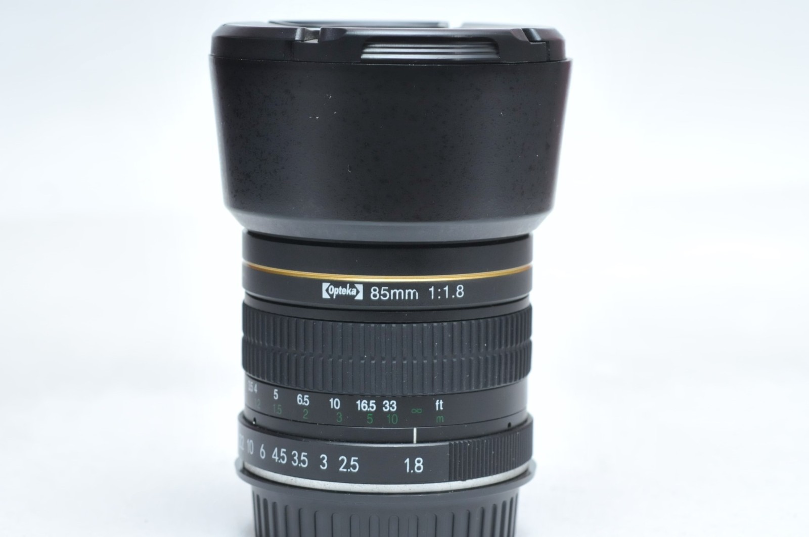 OPTEKA 85mm f/1.8 MF Lens for Canon EF