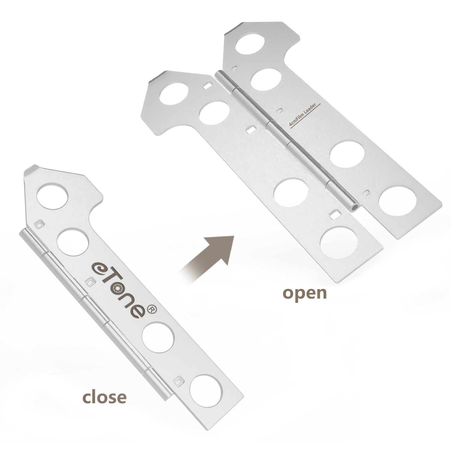 eTone 2 in 1 4cm/10cm Film Leader Trimming Cutting Template Leica ABLON Style