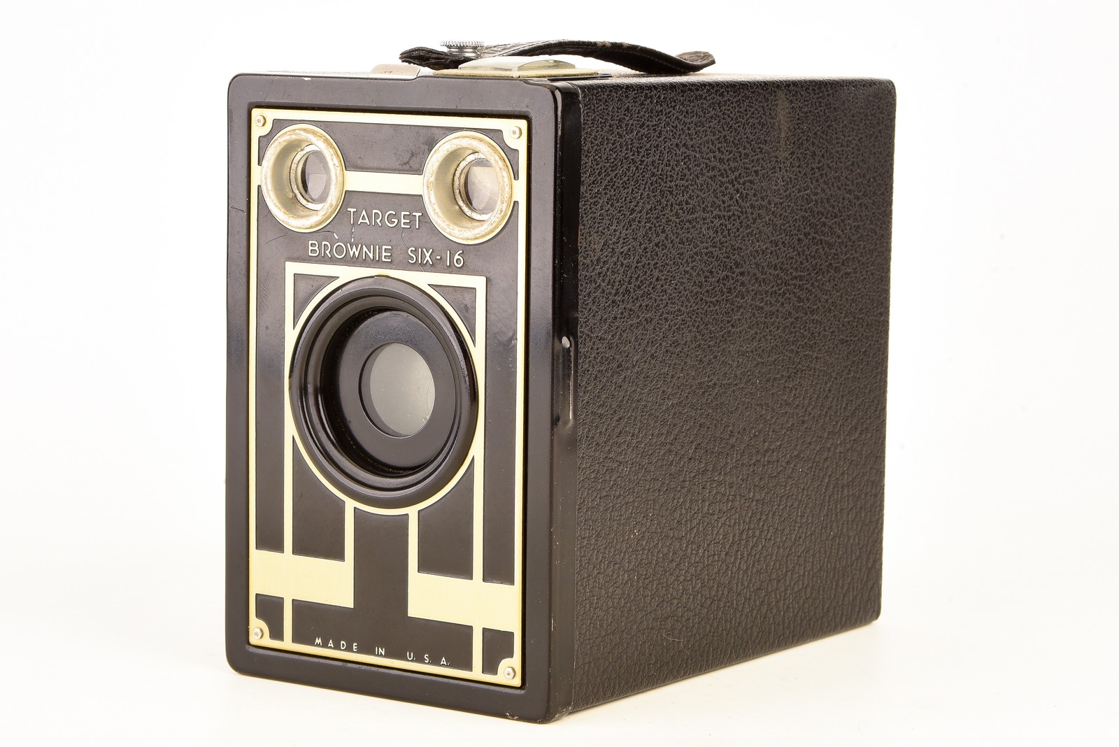 Kodak Target Brownie Six-16 Art Deco 616 Roll Film Camera Working Vintage V26