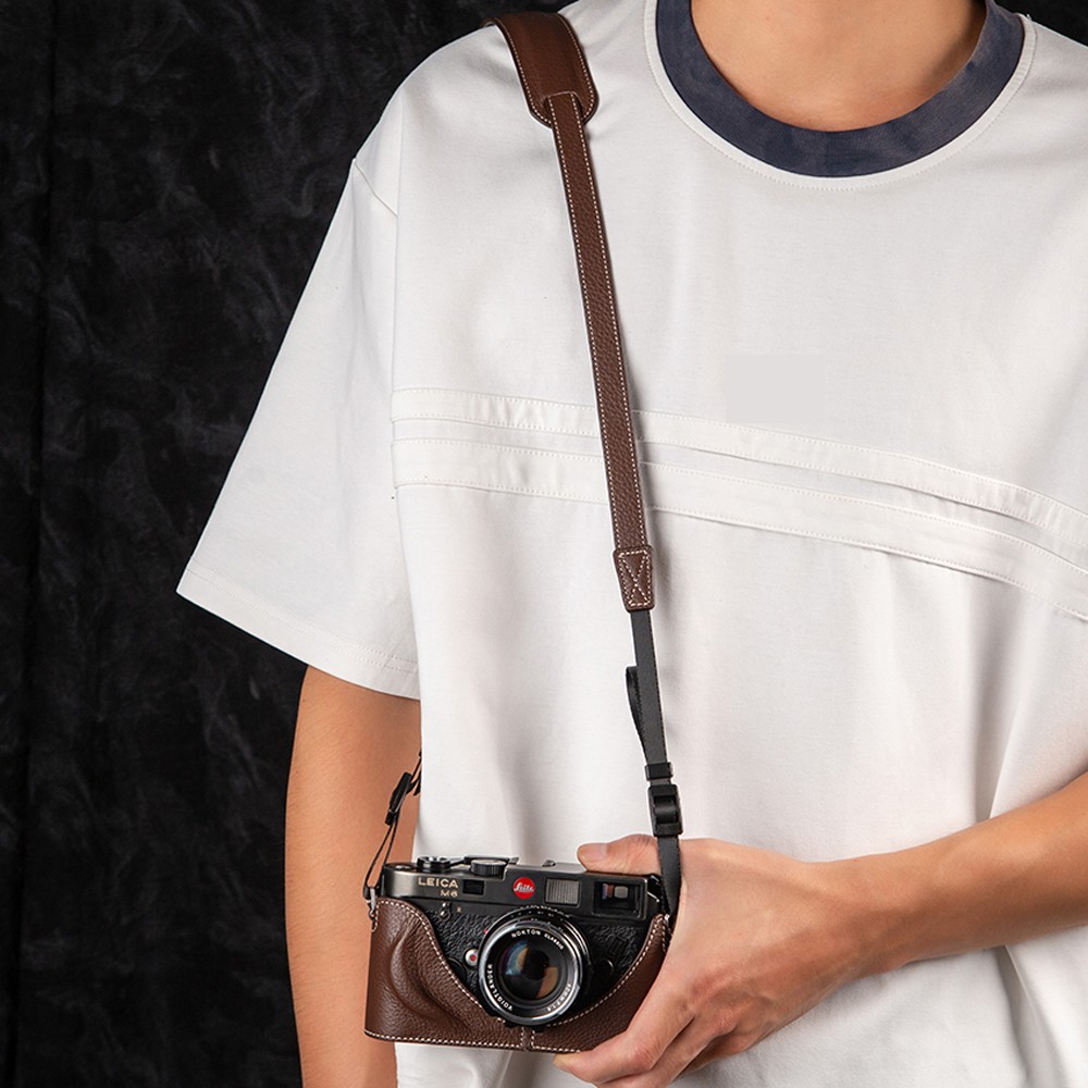 Fit For Leica M6 M4 M3 M2 M1 Genuine Leather Camera Half Case Bag Covers Protect