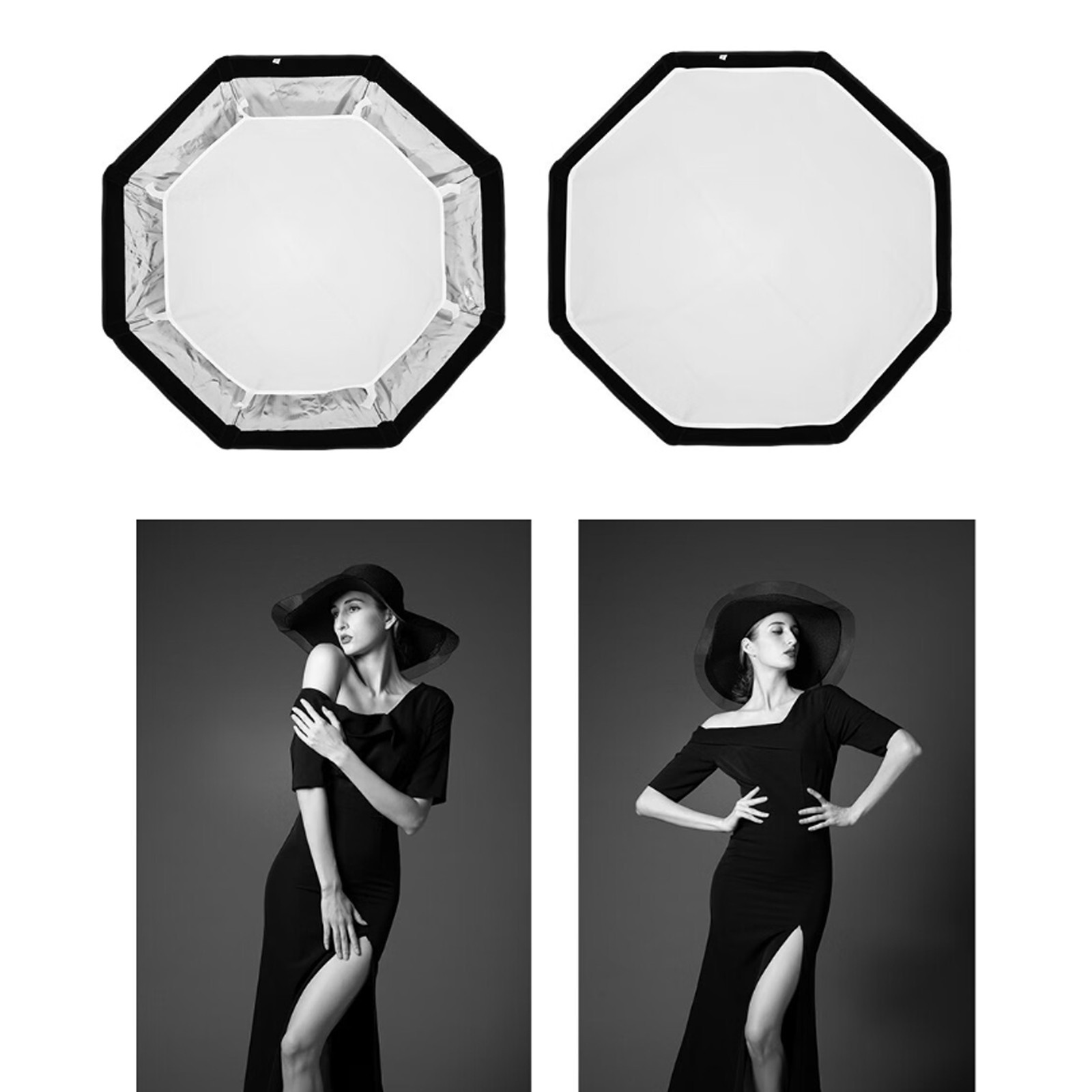 Triopo Softbox 21.6in/55cm Octagon Umbrella Photography Softbox (KS2-55)