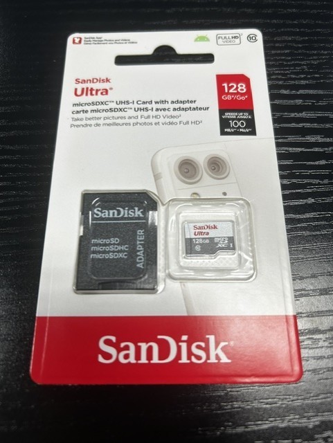 SanDisk Ultra 128 GB Micro SD Class 10 microSDXC Memory Card