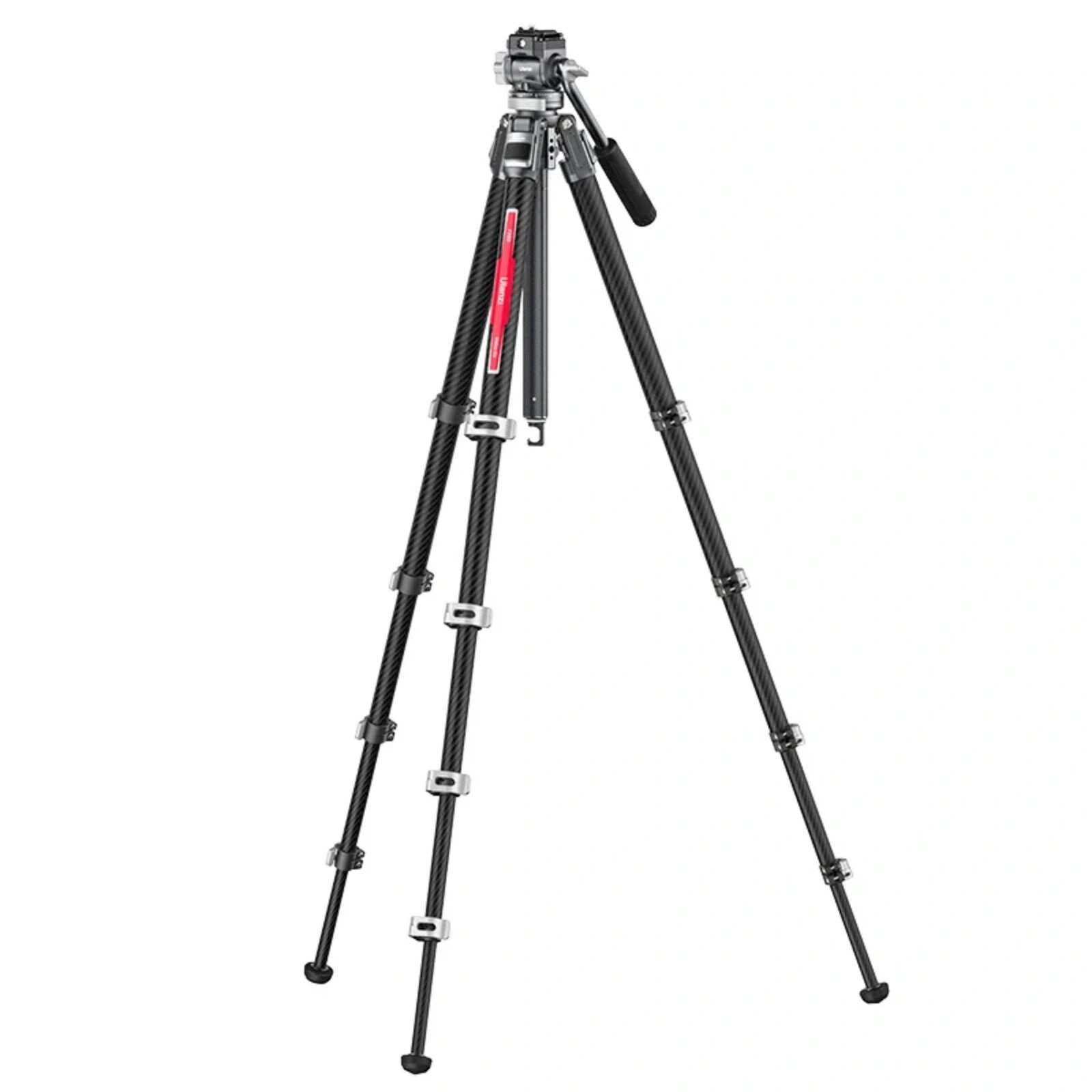 Ulanzi TT09 VideoGo Carbon Fiber Travel Video Tripod for Camera Camcorder