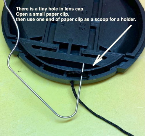 SNAP-ON FRONT LENS CAP DIRECTLY to CAMERA FUJI S9950W S9950 W FINEPIX+HOLDER