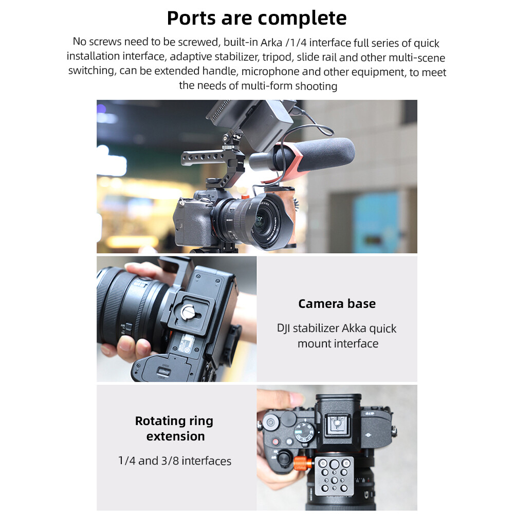 VRIG 65.9mm Rotatable Tripod Mount Ring Lens Collar Foot Quick Release R9A7