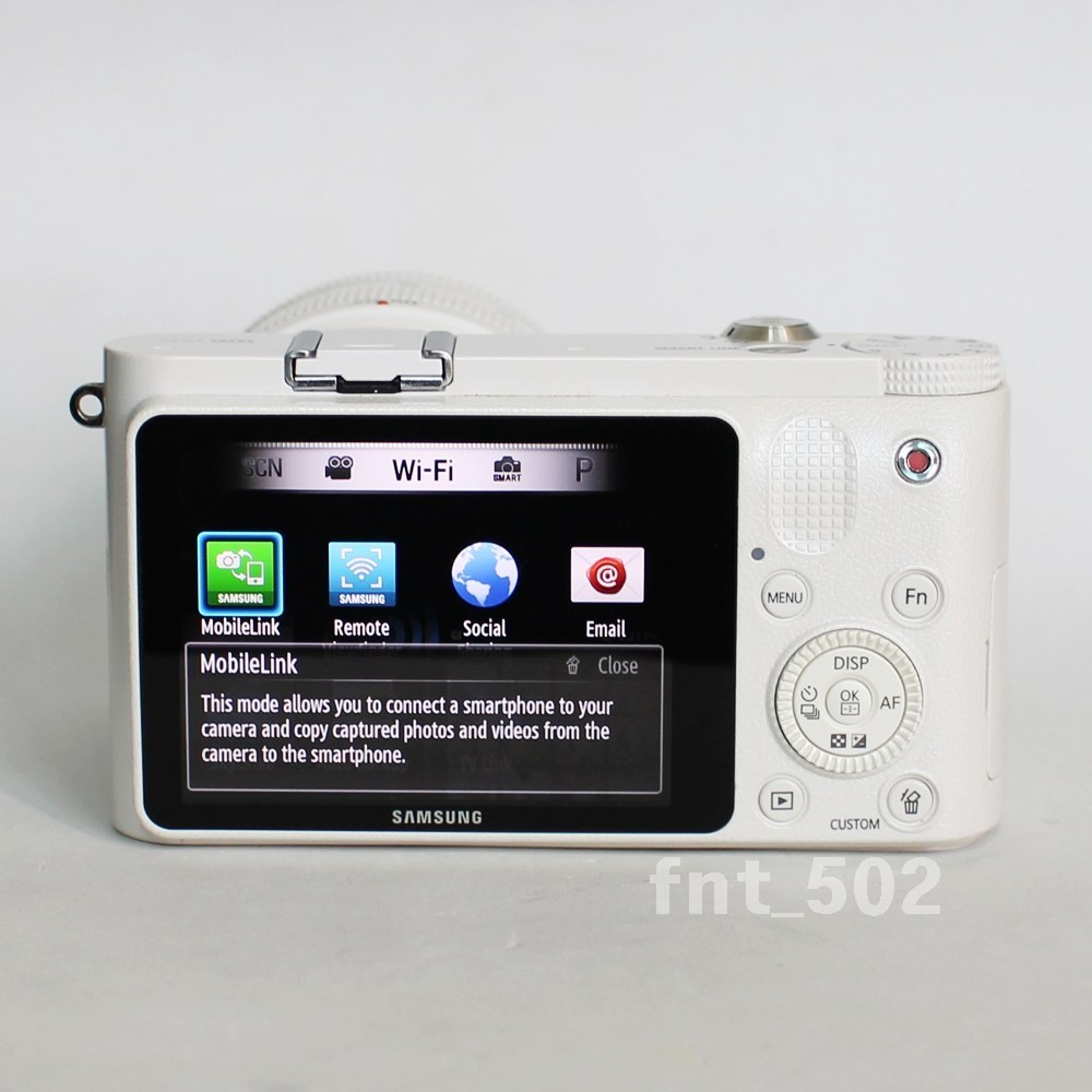 Samsung NX1000 20.3MP Digital Camera w/ NX 20-50mm Lens, White [00K0D]