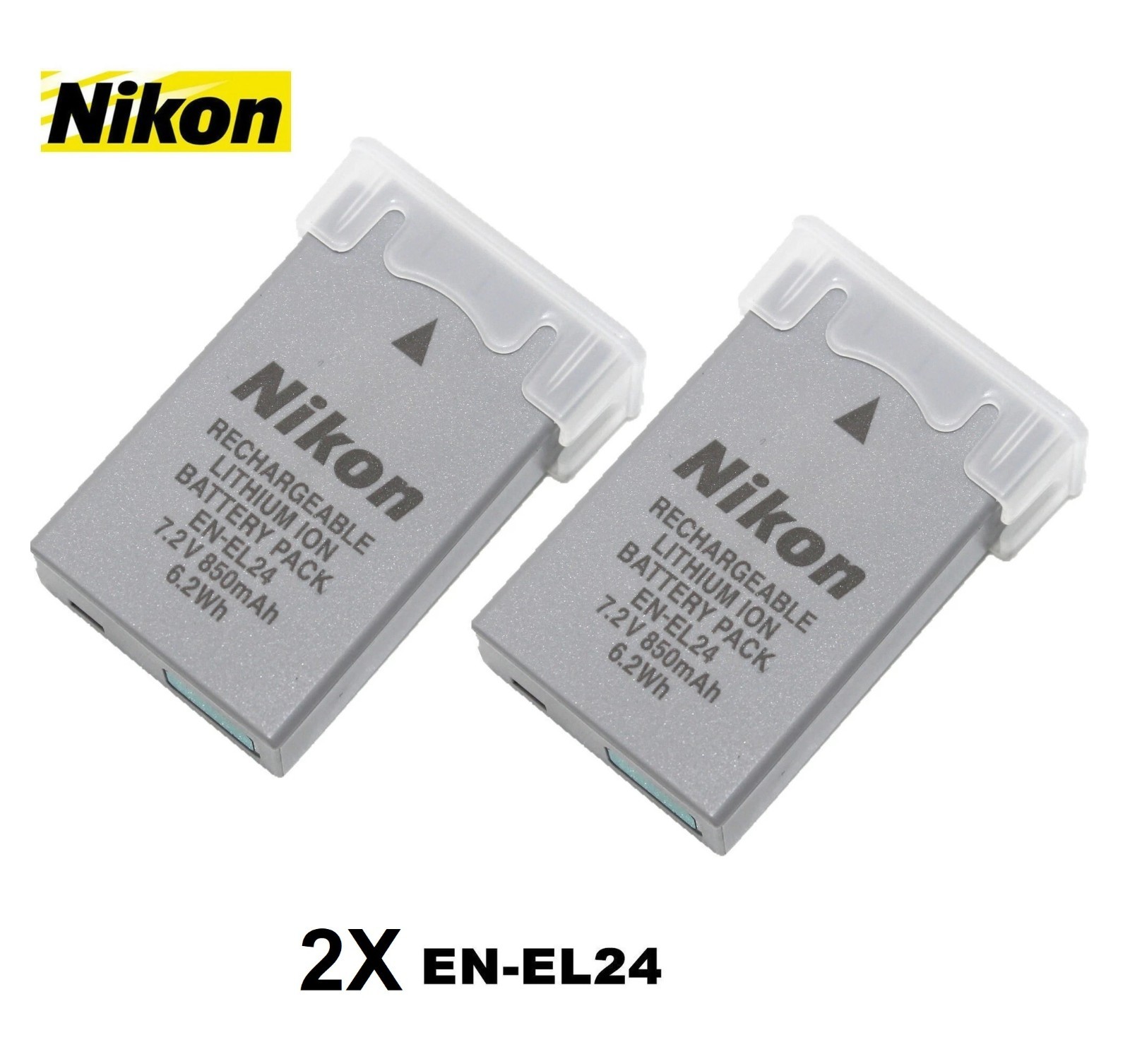 2X New Original Genuine EN-EL24 Li-Ion Battery for Nikon 1 J5 DL24-85 DL18-50