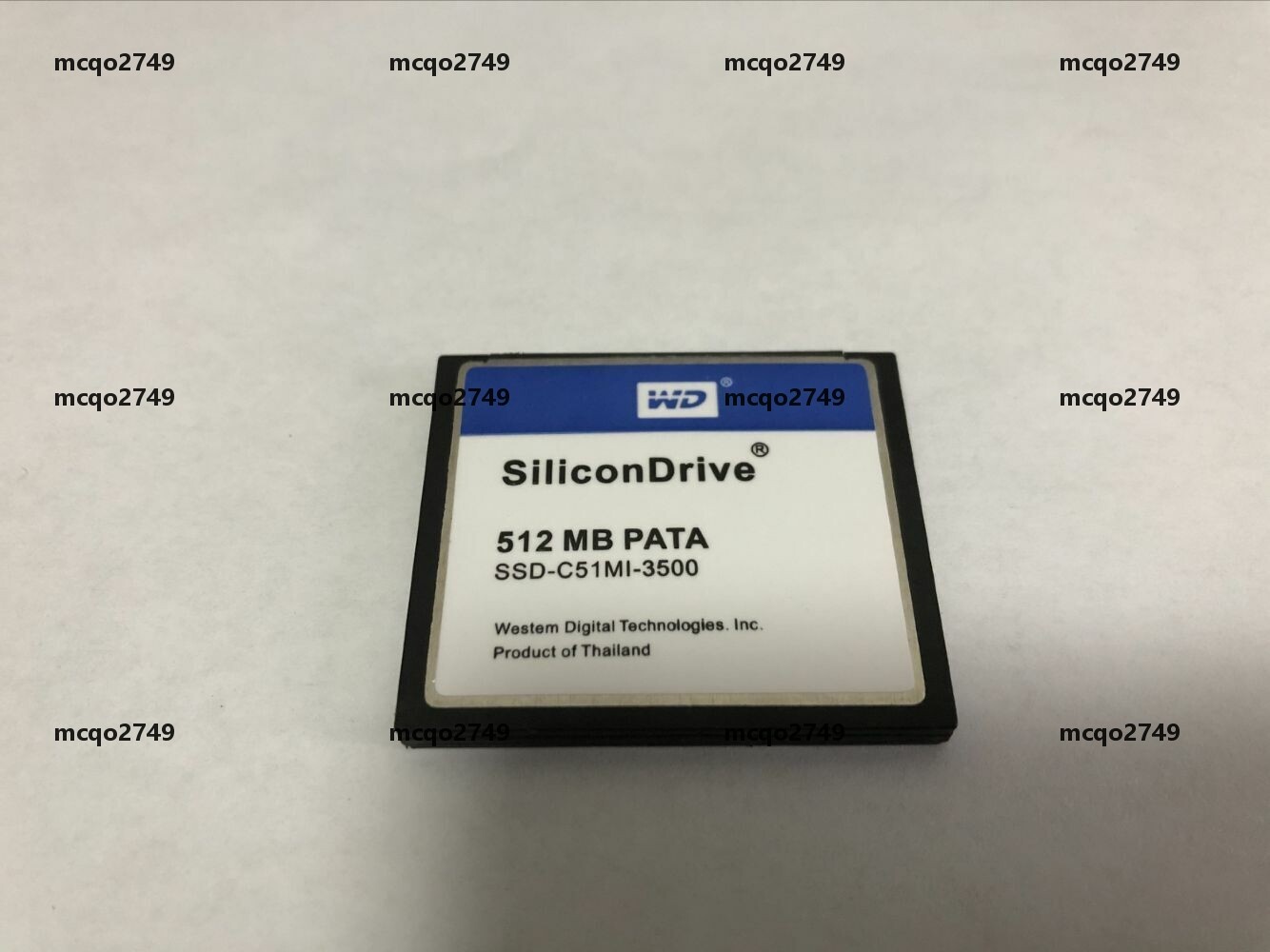 5PCS WD SILICONDRIVE 512MB CF cards PATA compact flash SSD-C51MI-3500