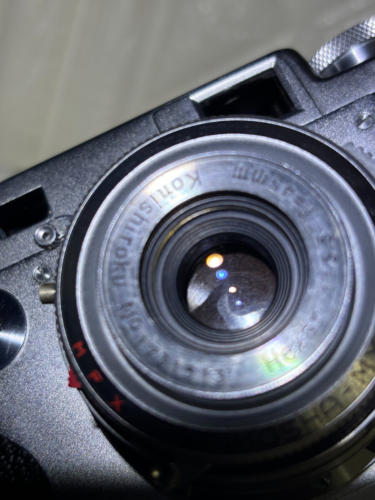 《MINT》Konica IIB-m II B-m Rangefinder 35mm Film Camera 45mm F/3.5 Lens JAPAN🚀🎁