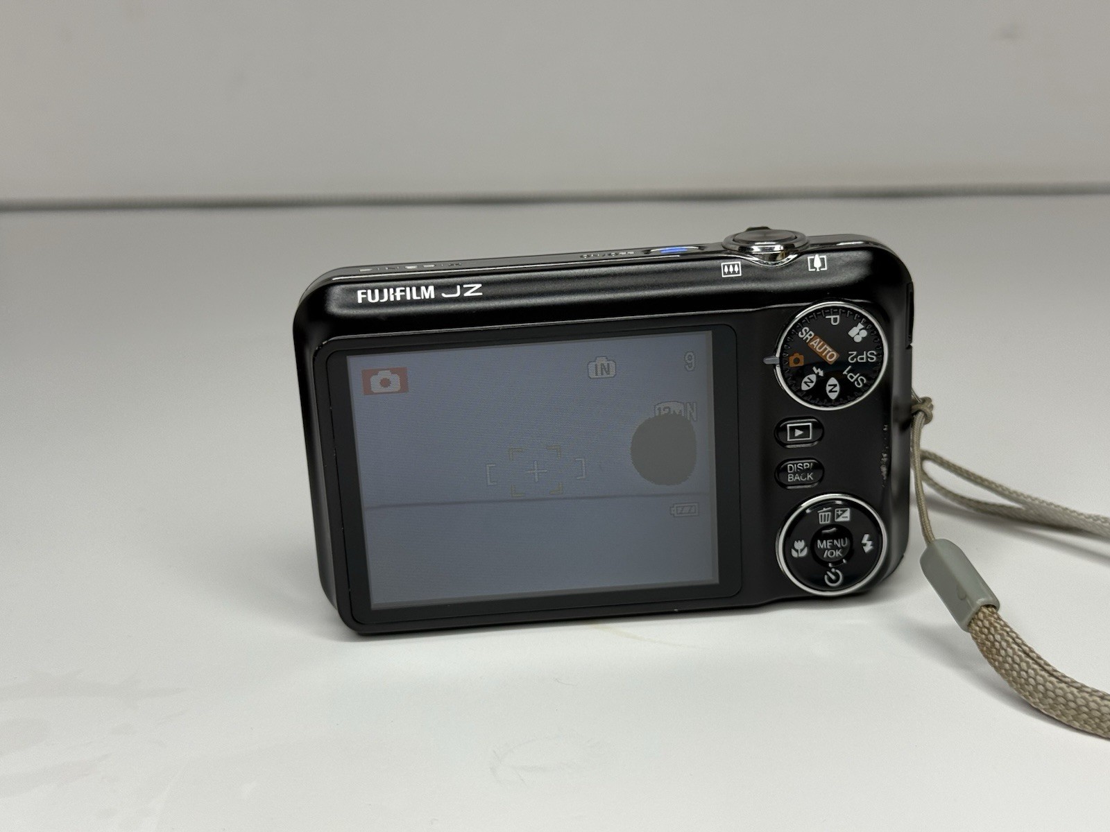 Fujifilm FinePix JZ300 12MP Digital Camera Black 10x Zoom Works W/ Screen Issue!