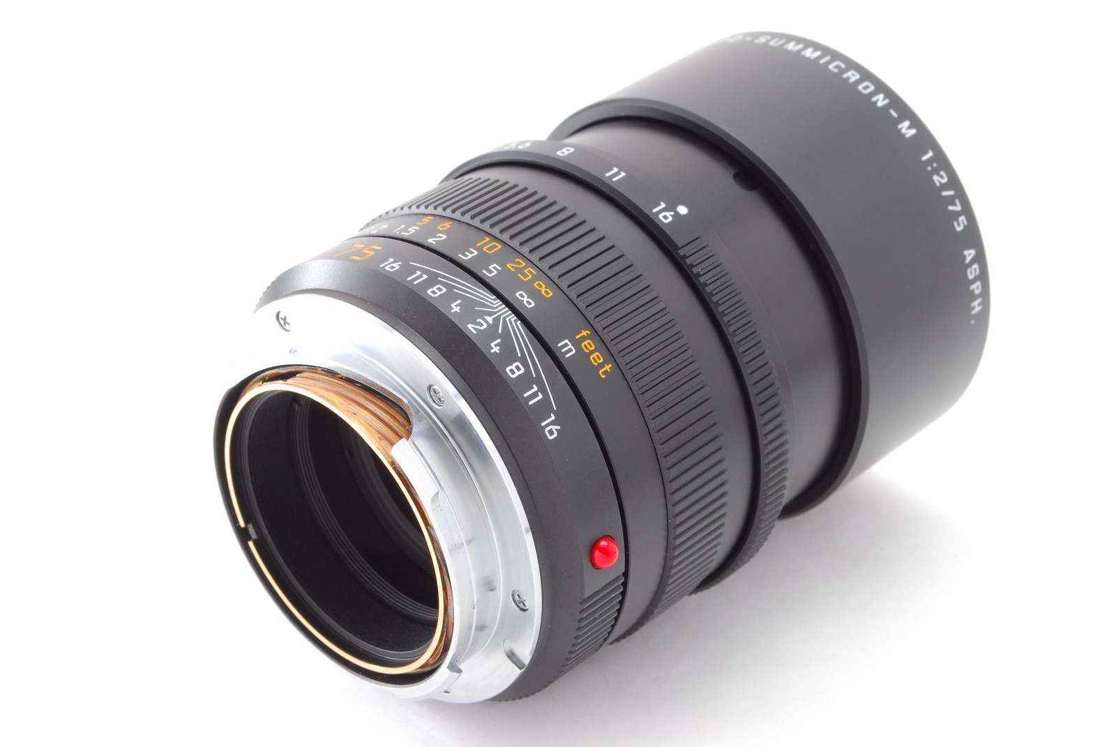 6Bit [TOP MINT IN BOX] Leica APO Summicron M 75mm f2 ASPH. Lens 11637 From JAPAN