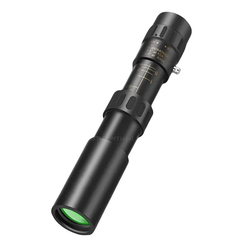 10-300X Zoom HD Portable Strong Binoculars Long Range Professional Spyglass Mono