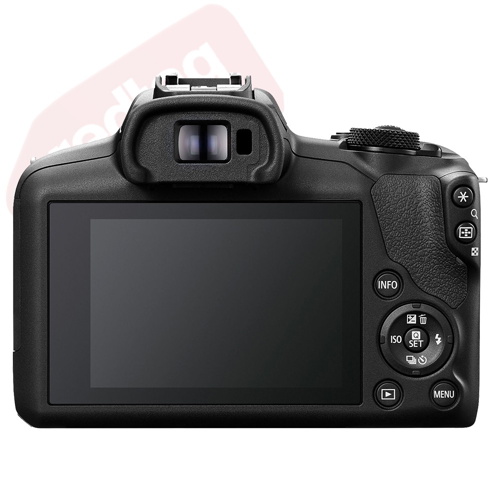 Canon EOS R100 Mirrorless Camera Black + 3 Lens Kit 18-45mm + 32GB+ Flash & More