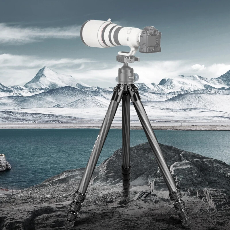 Manbily Tripod Carbon Fiber Tripod, 32mm Tube, Max. Load 44lbs/20kg US STOCK