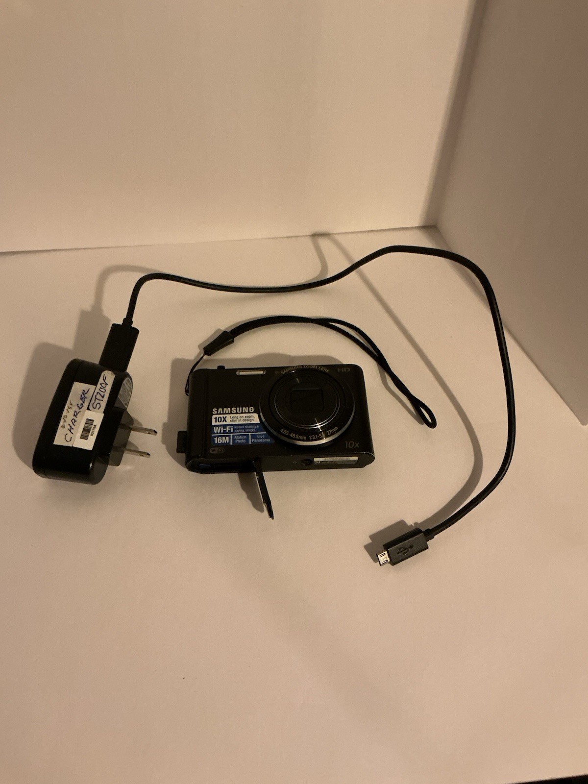 Samsung Digital Camera ST200F 16.1MP Black Tested