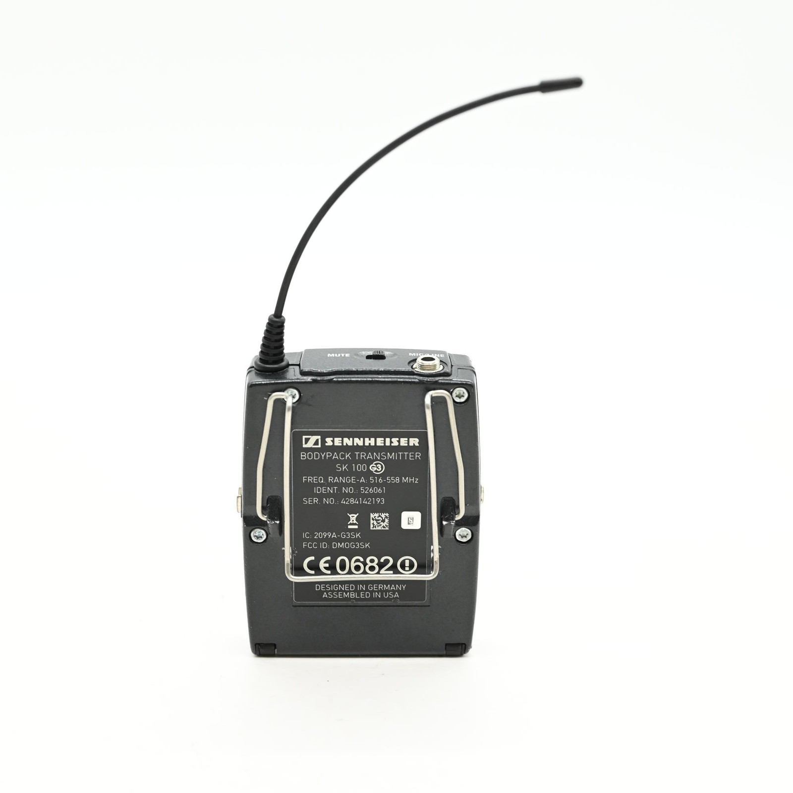 Sennheiser SK100 G3 Wireless Transmitter Bodypack-A (516-558 MHz)EW 100 G3 #193