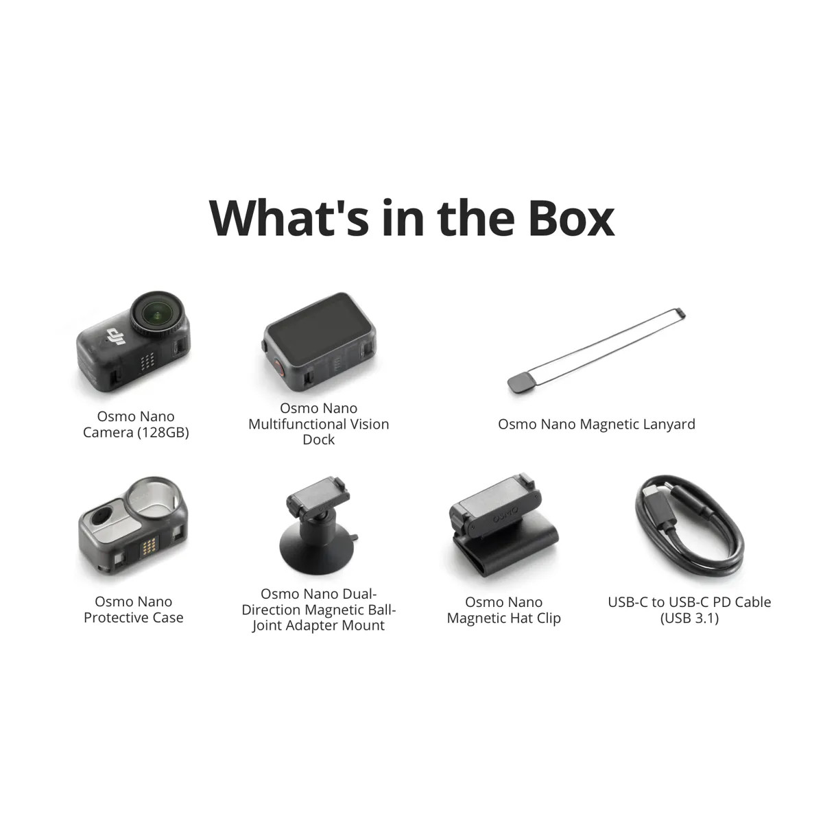 DJI Osmo Nano 128GB Action Camera Standard