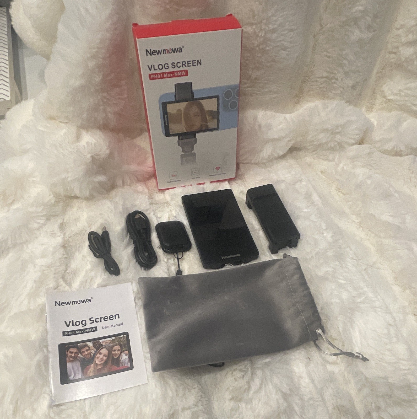 Newmowa PH01 Max-NMW 3.97in Wireless/USB-C Vlog Selfie Monitor Remote