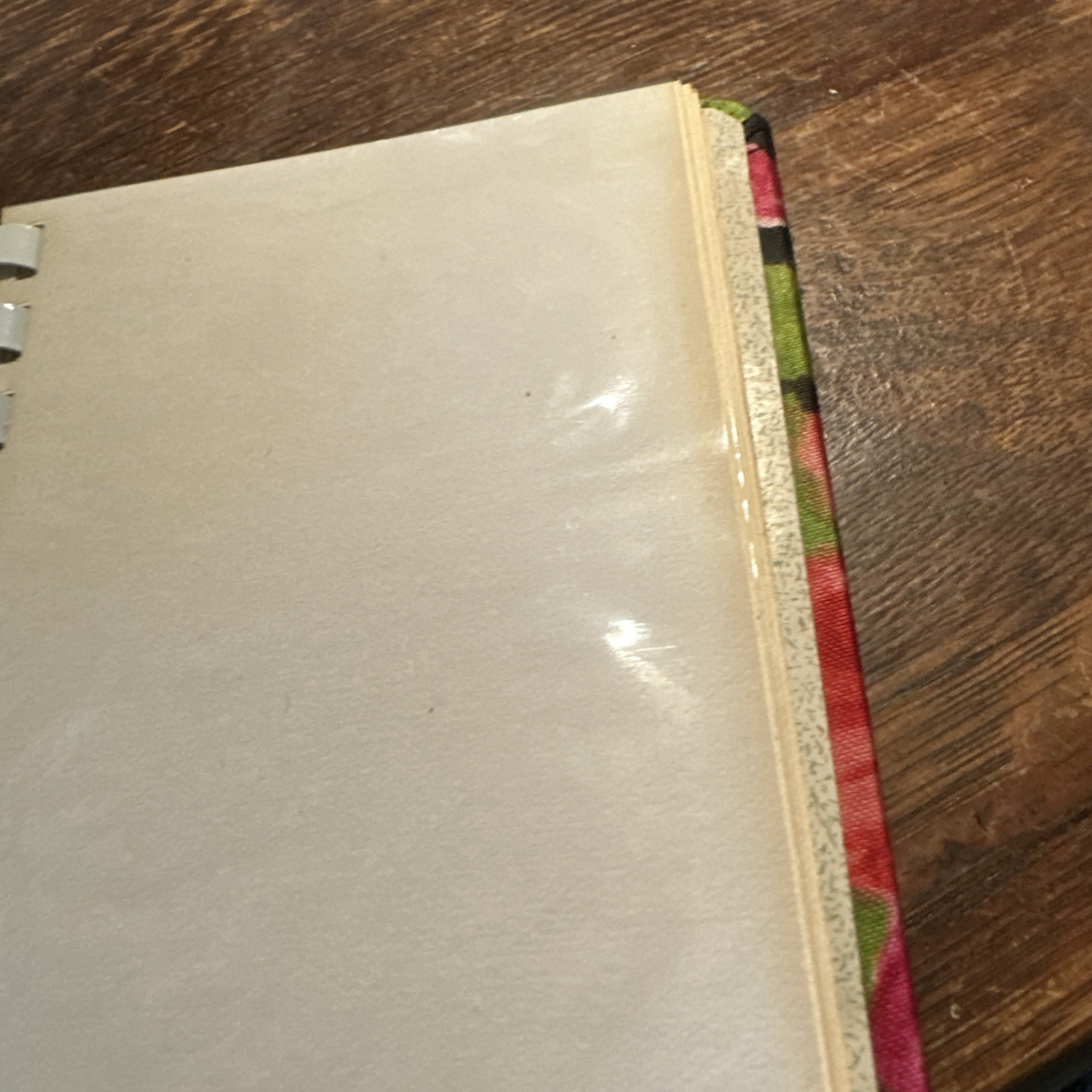 Vintage Retro Floral Pocket Photo Book Flagstaff AZ 4×3 as is