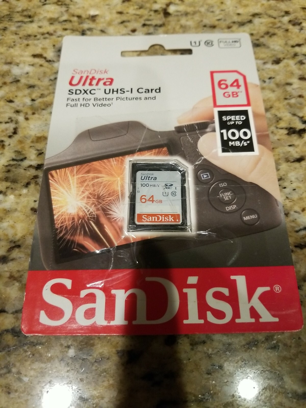 SanDisk Ultra 64 GB SDXC UHS-I Memory Card, Speed Up to 120MB/s, SDSDU, Class 10
