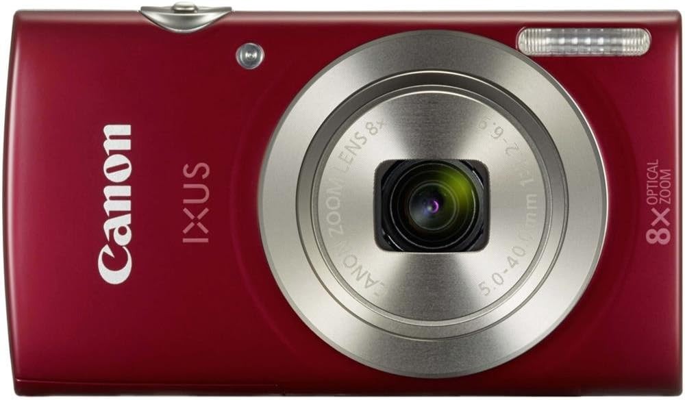 Canon PowerShot ELPH 180 20MP Digital Camera 8x Optical Zoom with Accessories