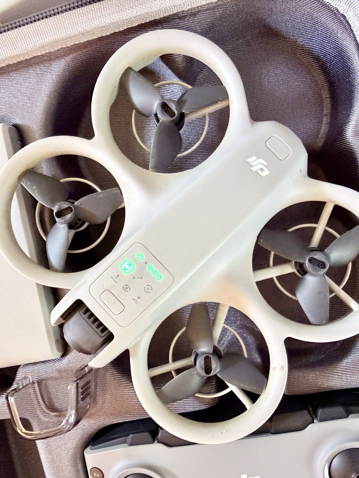 DJI Neo Drone Lot (2) RC-N3 Controller 4 Batteries Charging Hub Case Extras