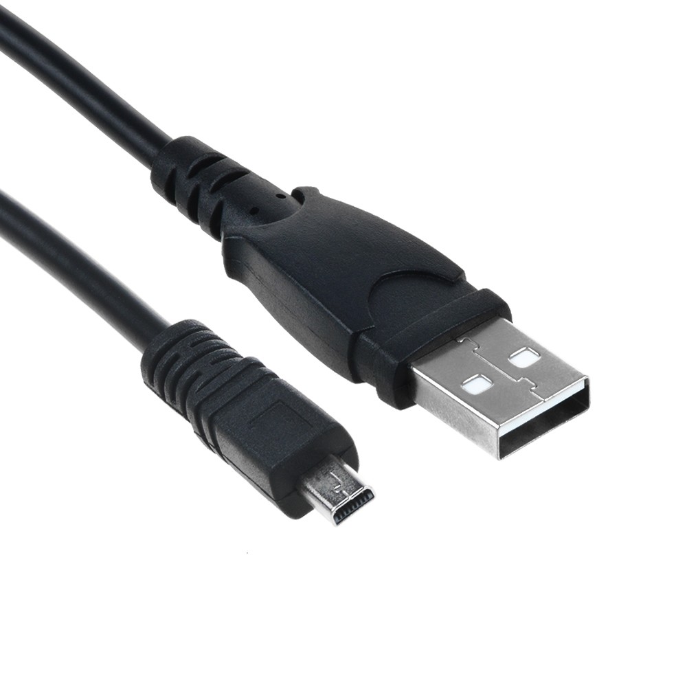 PwrON USB Charger PC Charging Data Sync Cable for Sony Cybershot DSC-W830 Camera