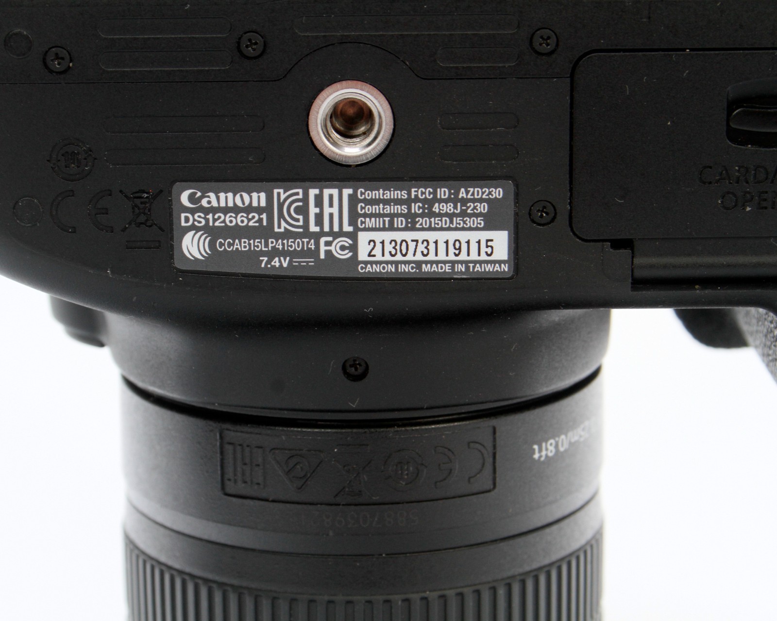 Canon EOS 1300D/ Rebel T6 18MP Digital SLR Camera, EF-S 18-55mm III Lens