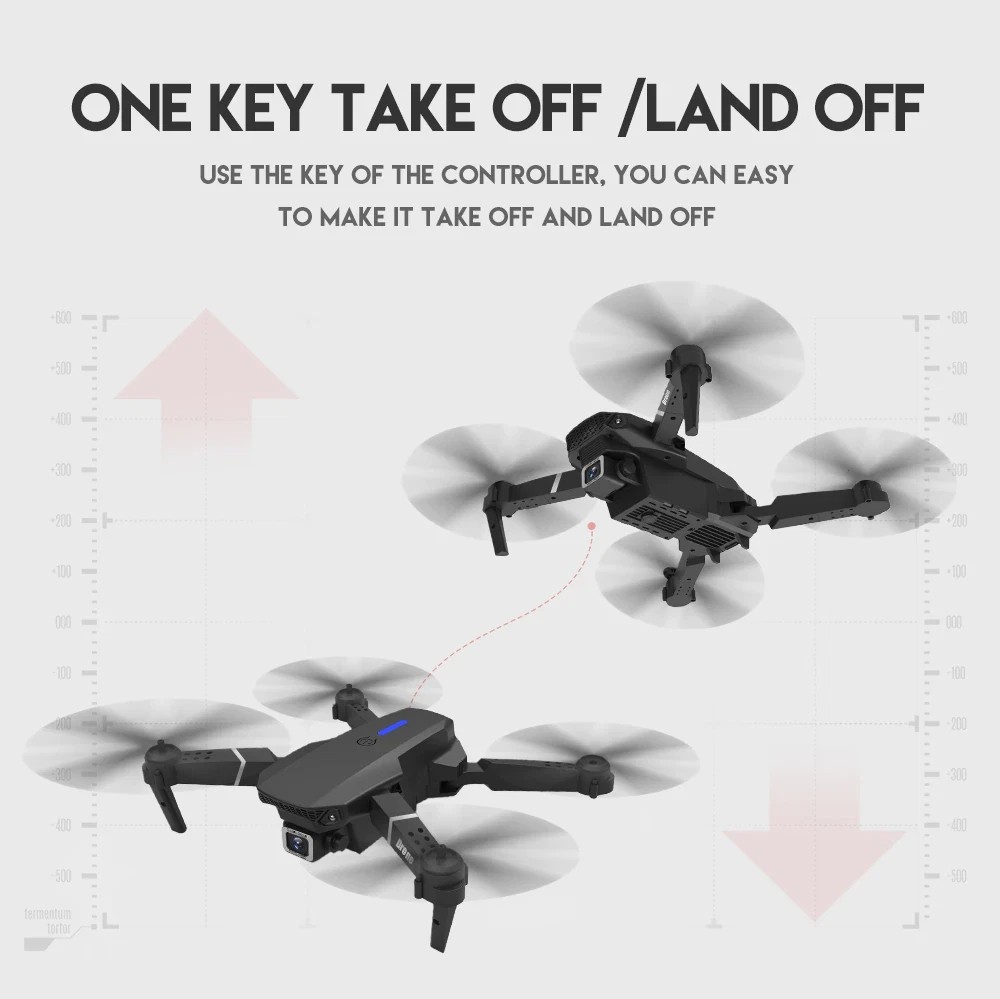 2025 New RC Drone With 4K HD Dual Camera WiFi FPV Foldable Quadcopter +4 Battery