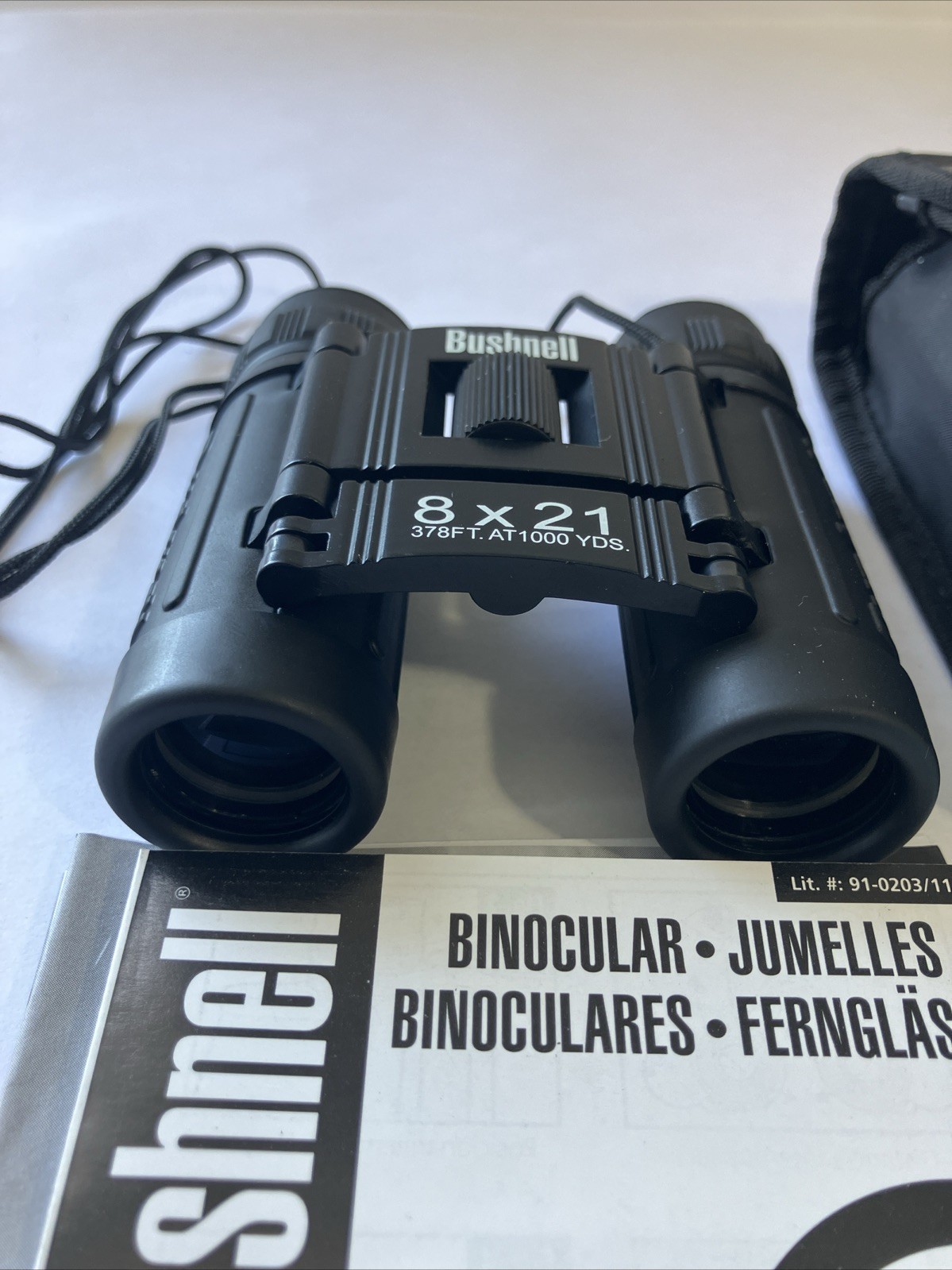 Bushnell Powerview 8×21 Compact Binoculars – Lightweight Pocket Size with Case