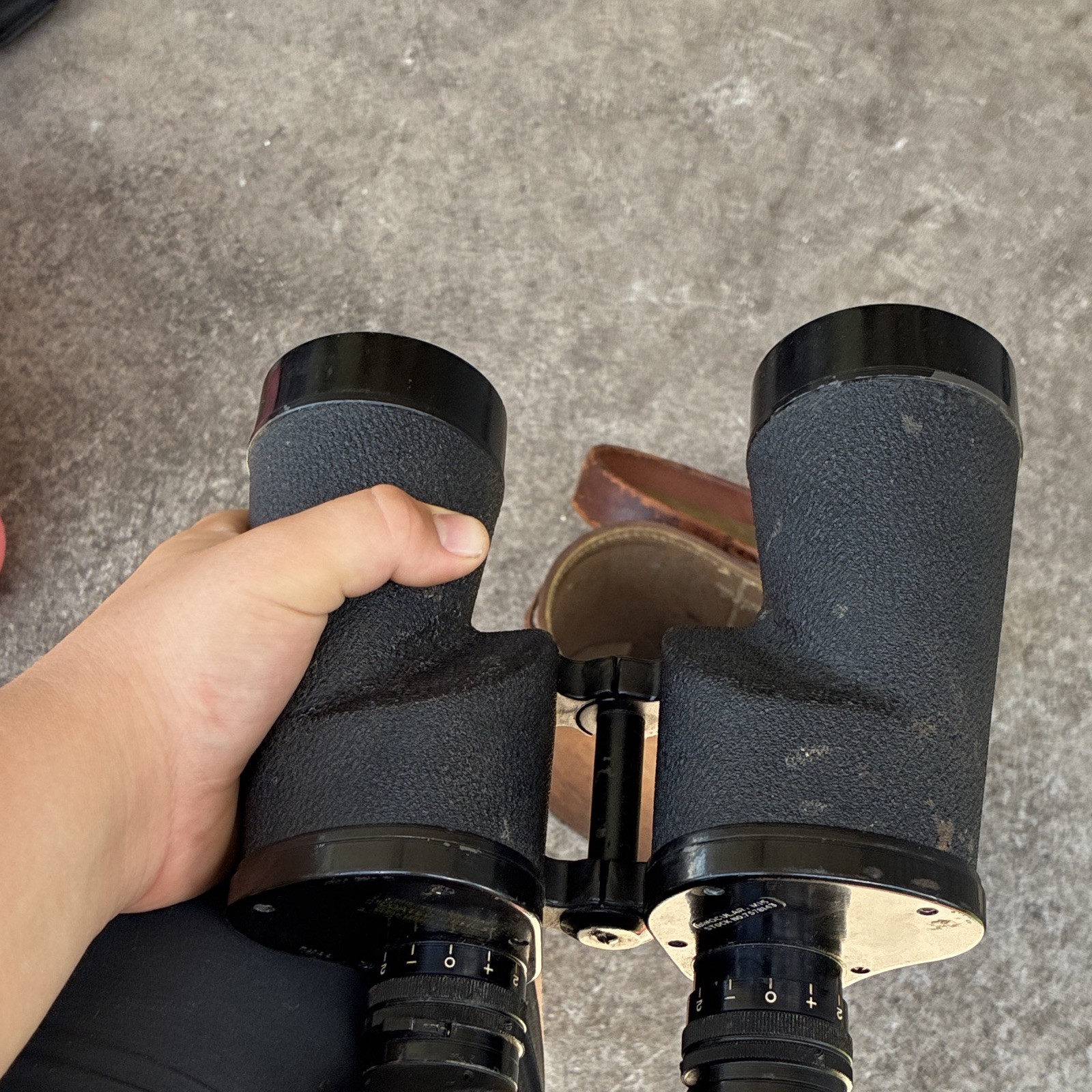 6×50 Porro Prism Binoculars Coated Individual Focus w/ Leather Case D-43813
