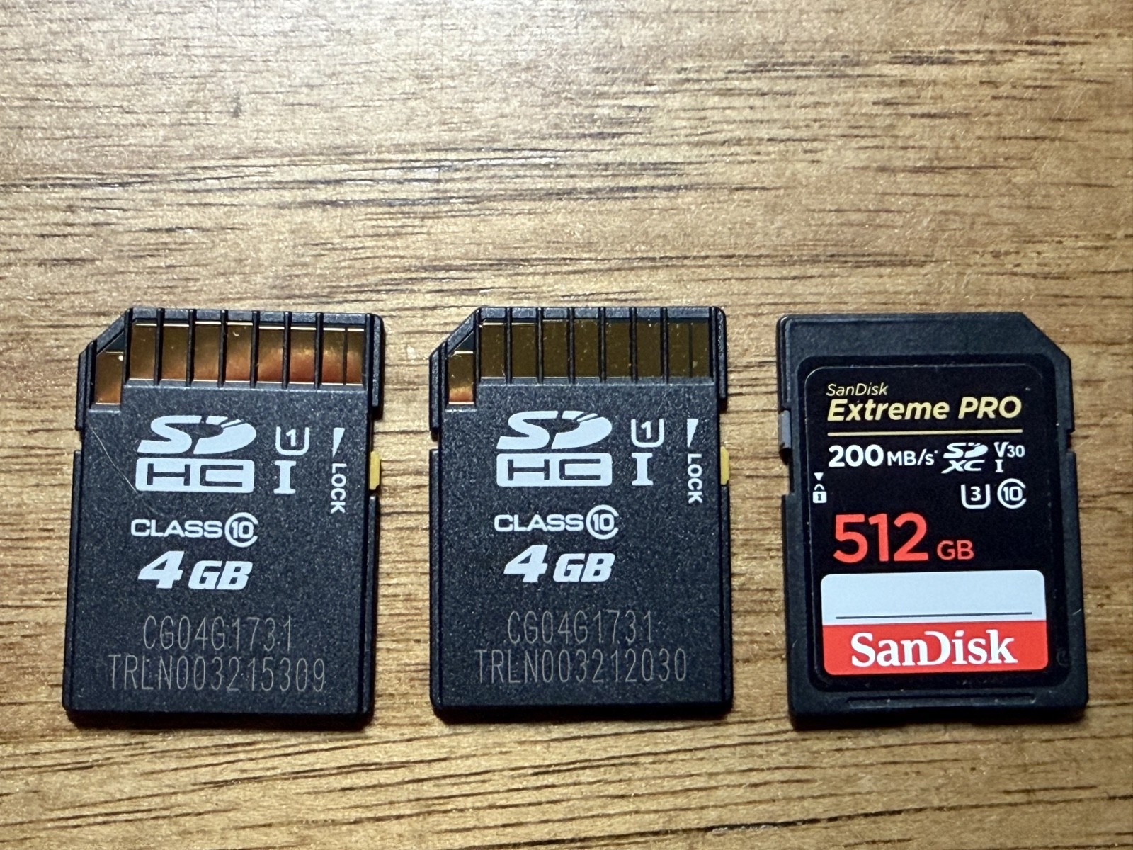 Sandisk 512GB SD Extreme Pro SD Card SDXC 200MB/s Class 10 + 2 – 4GB Generic SD