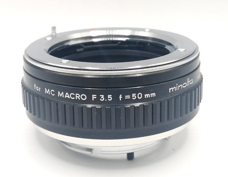 🎦VIDEO👀✨MINT✨ Minolta Adapter 1:2 – 1:1 For MC MACRO 50mm f3.5 From JAPAN