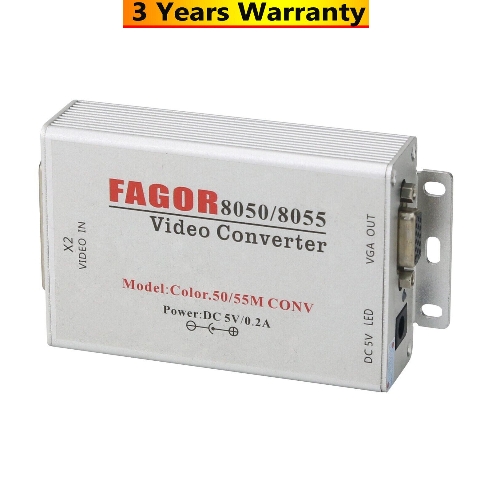 Monochrome to Color LED Industrial Monitor Video Converter for FAGOR 100-240V