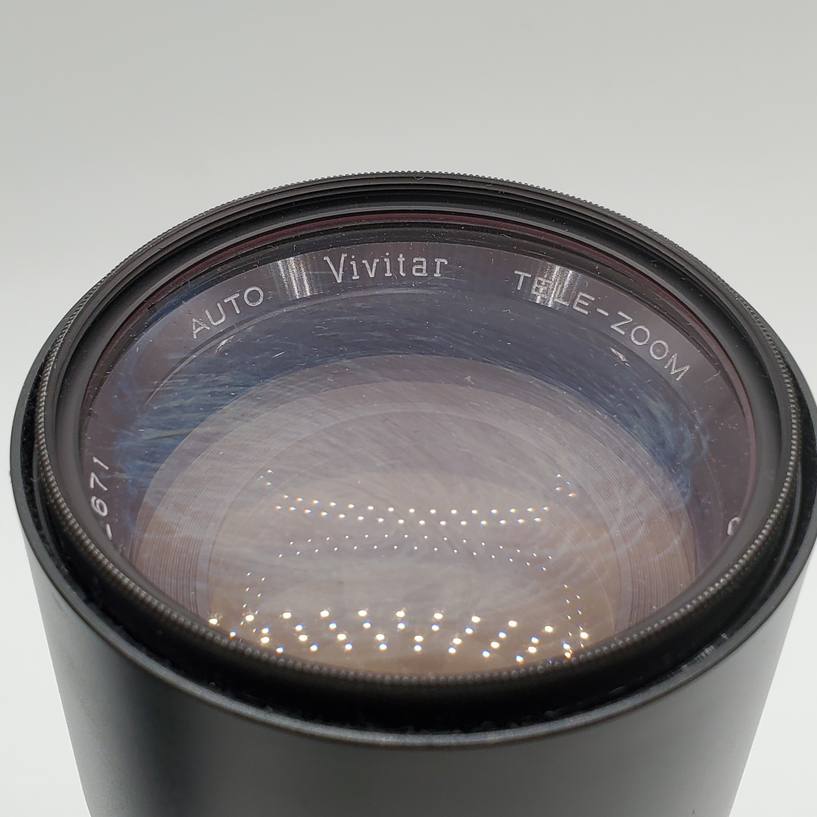 Vivitar 85-205mm f/3.8 Telephoto Zoom Lens for Nikon? Canon? F Kiron AS IS READ