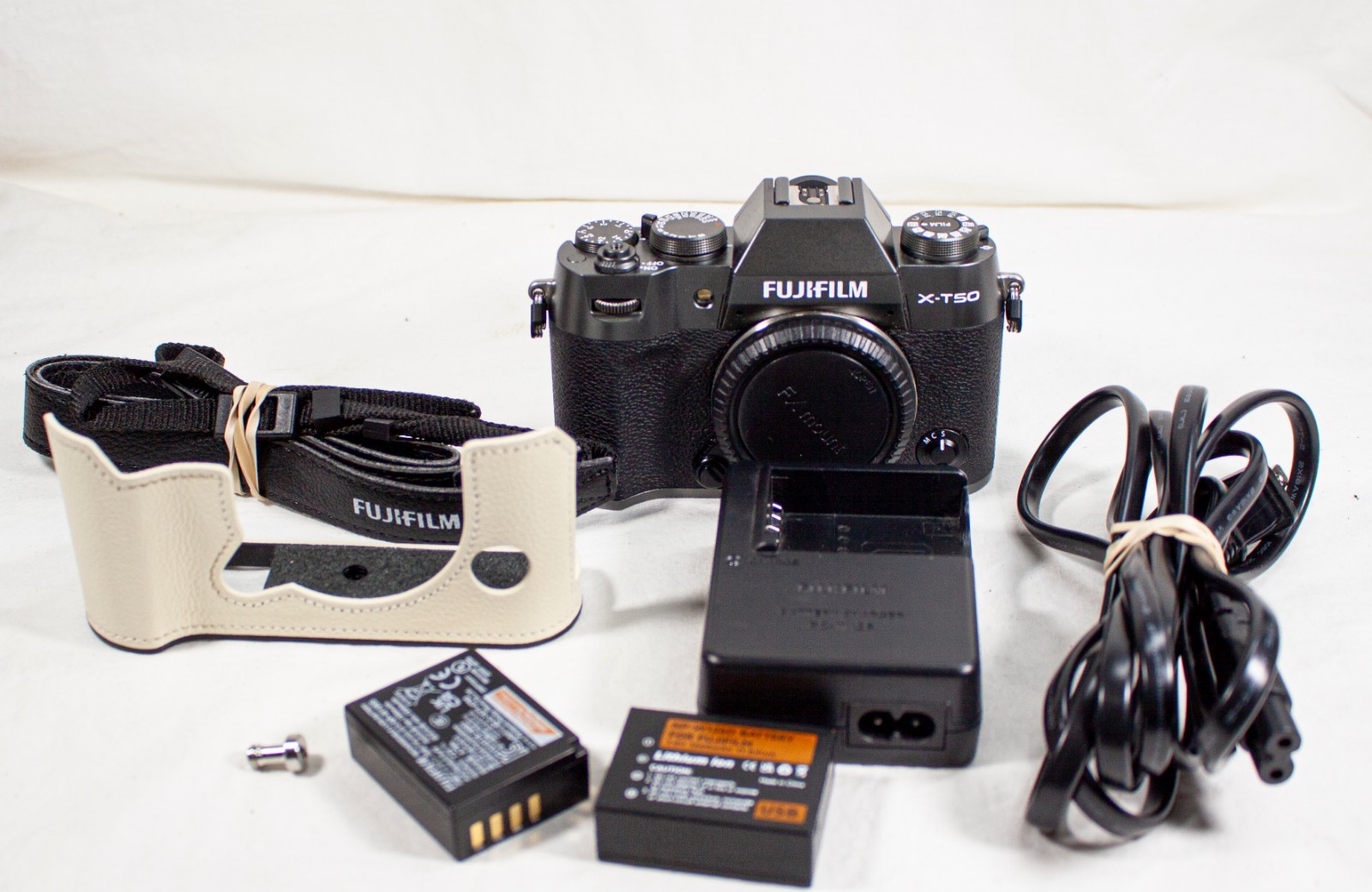 Fujifilm X-T50 40MP Mirrorless Digital Camera Body – Charcoal Silver