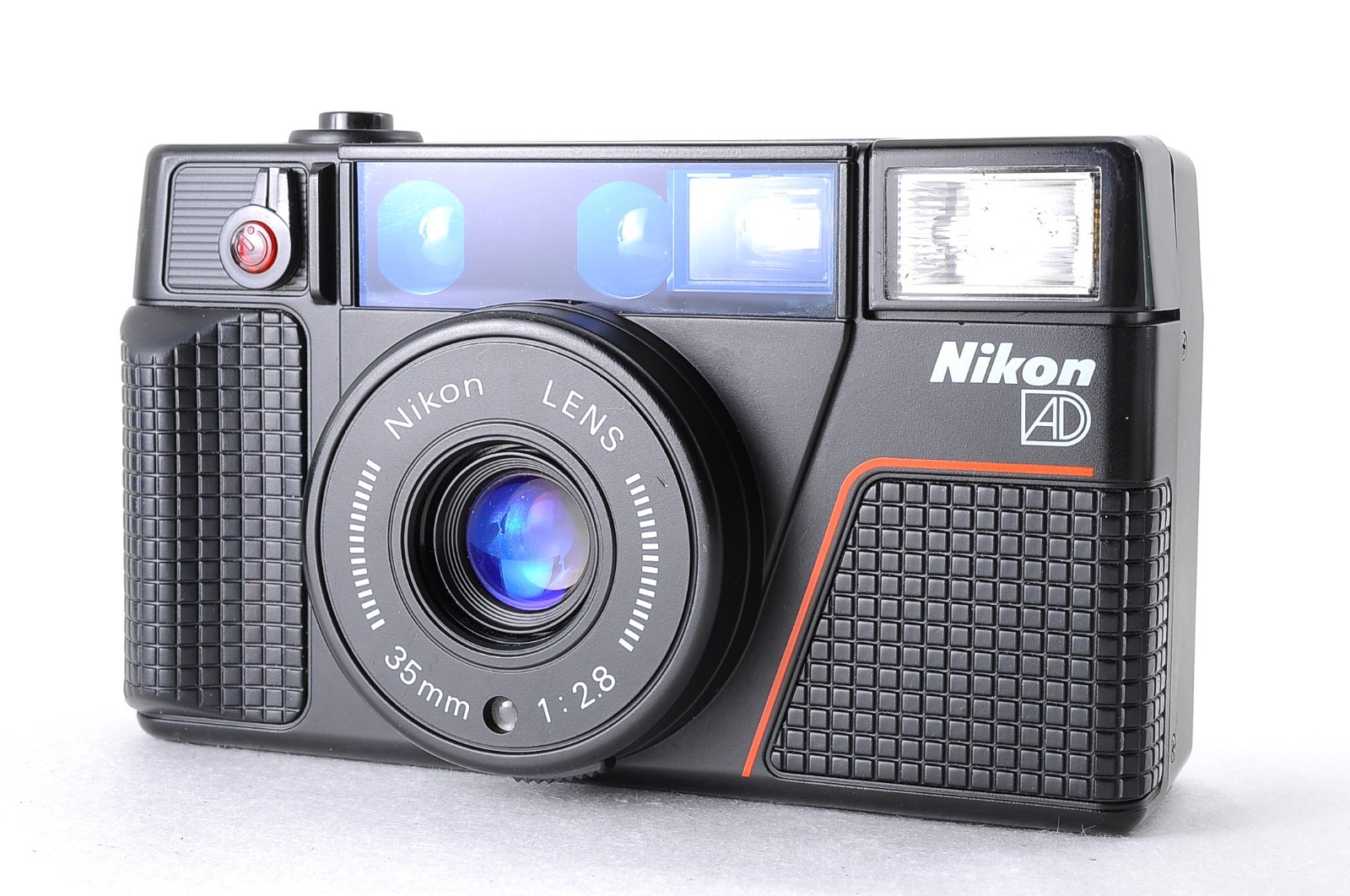 Nikon L35 AD2 35mm Point & Shoot Film Camera 2.8 Lens From Japan Tested MINT