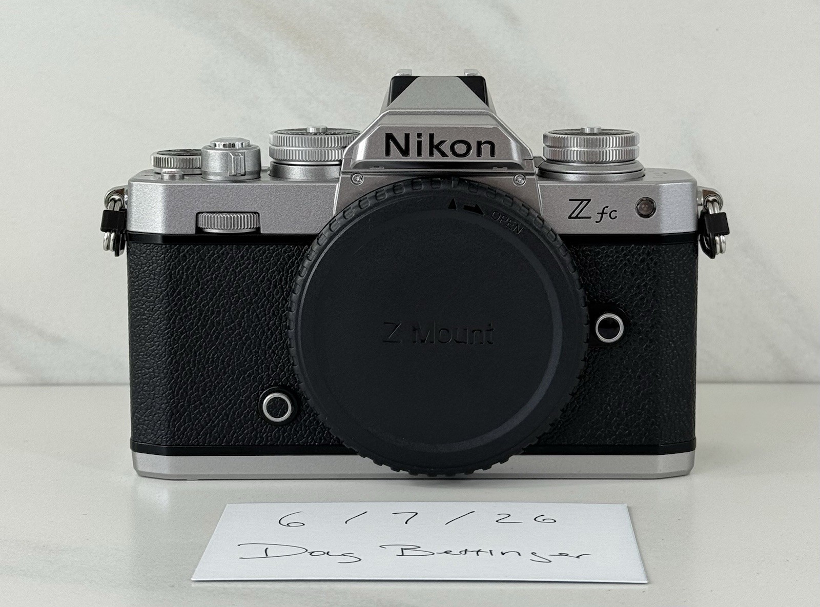 Nikon Z fc 20.9MP Mirrorless Camera Silver Body Count: 274