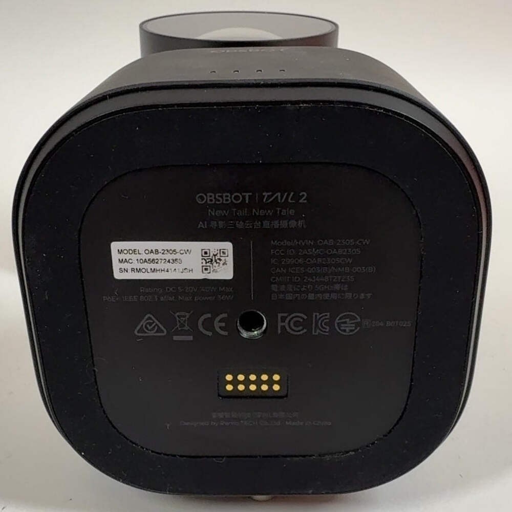Obsbot Tail 2 OAB-2305-CW 50MP 360 Camera N/a Shutter Count